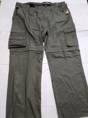 NEW Boy Scouts of America Women Plus Sz 24W green cargo uniform convertible pant